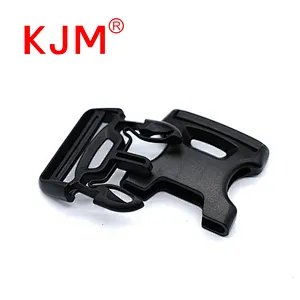 KJM 38mm Plastic Side Release Adjustable Strap Buckle for Military Tactical Cycling Climbing Backpack
