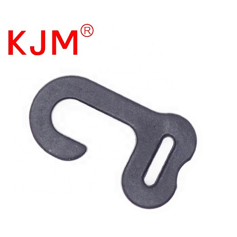 Factory Price Backpack Accessories 10mm Webbing Small Flat Plastic Hanging J Hook