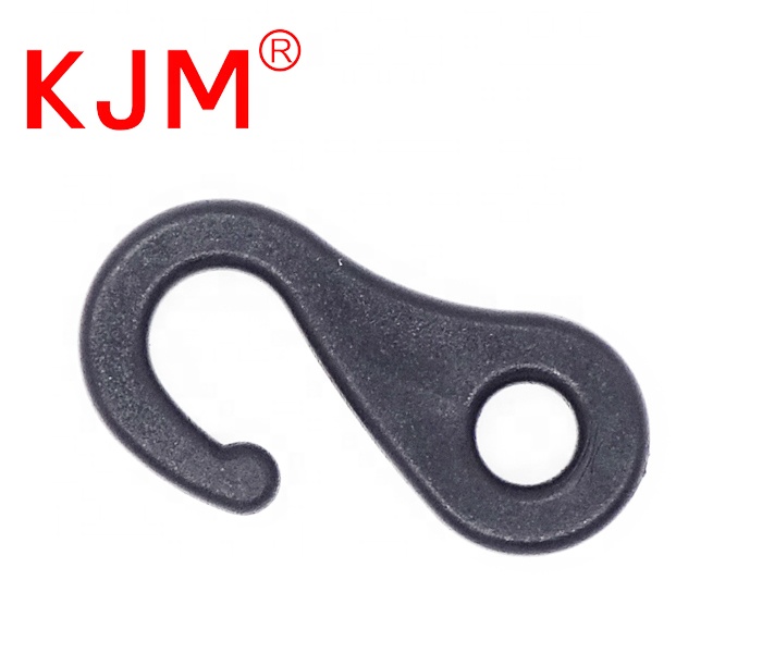 POM Small Plastic Flat Hook for Bag Tent