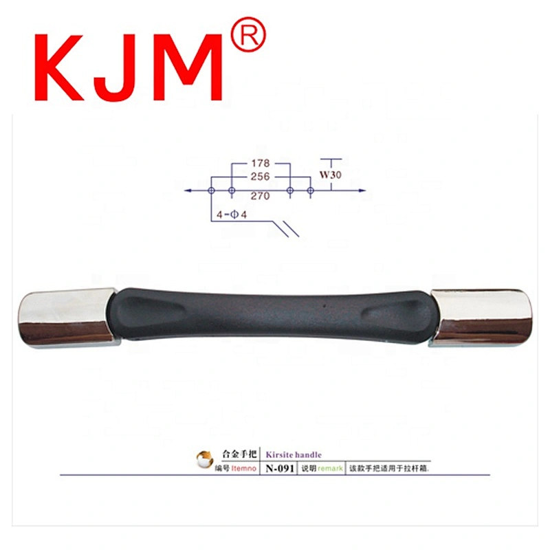 China Factory Zinc Alloy Hardware Handle for Trolley Case Suitcase
