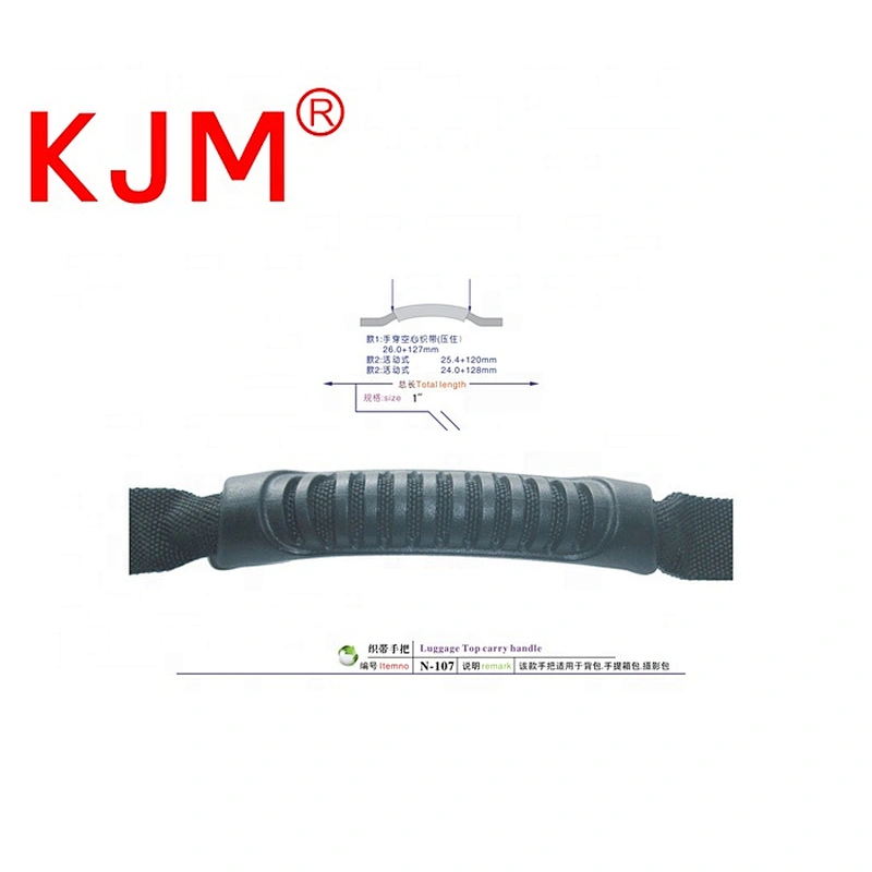 KJM Factory Price Plastic Strap Webbing Carry Handles for Military Bag