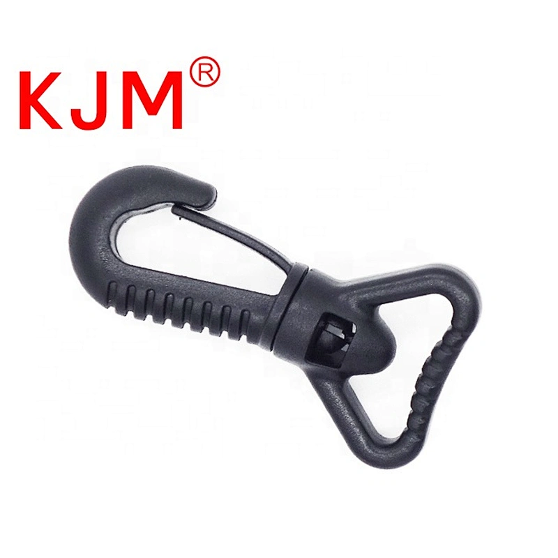 KJM Heavy Duty Backpack Accessories 1 Inch Plastic Swivel Snap Hook for Climbing Bags