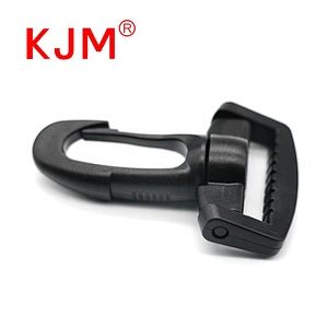 KJM China Factory Outdoor Hiking Backpack Military Gun Bag Accessories Plastic Swivel Tactical Snap Hook