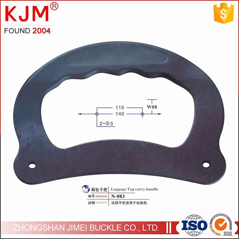 Durable POM Plastic Handle for Computer Bag