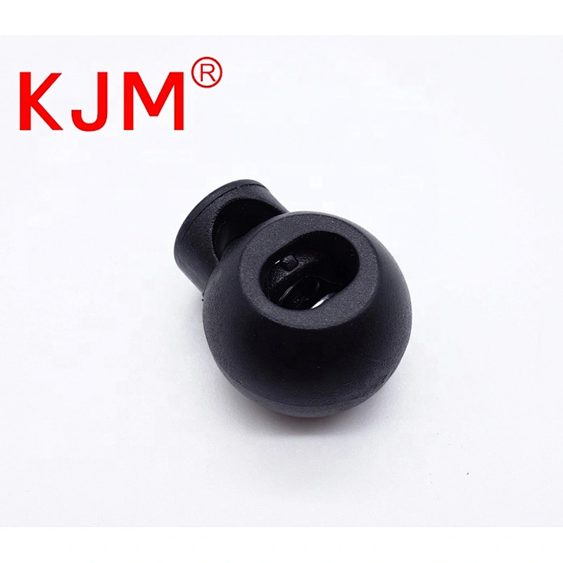 In Stock Plastic Bag Round Spring Toggle Cord Lock Stopper for Travel Backpack Clothing Shoes