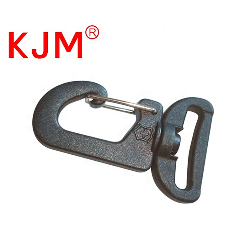 KJM Fashion Hiking Travel Backpack 25mm Shoulder Strap Bag Accessory Flat Plastic Swivel Snap Hook