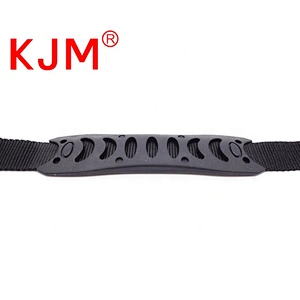KJM Wholesale PVC Rubber Plastic Carry Handle with Flat Strap for Camera Bag Backpack