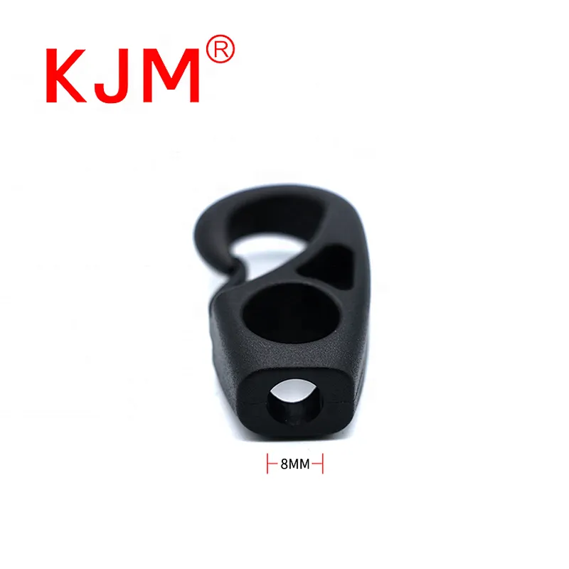 KJM In Stock 8mm Elastic Rope Plastic Swivel Strap Hook Clips for Tent