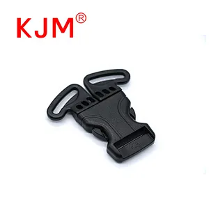 KJM  25mm 3 Point Side Release Child Bicycle Seat Safety Belt Buckle for Kid Stroller Baby Chair