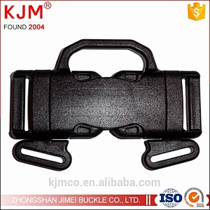 KJM POM quick release buckle plastic 5 way stroller buckles black direct factory price