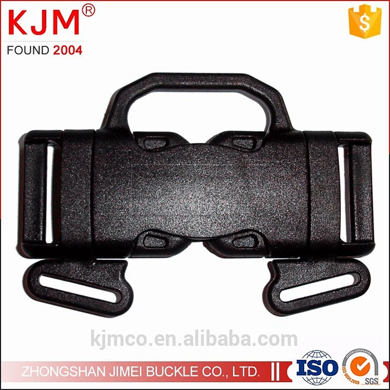 KJM POM quick release buckle plastic 5 way stroller buckles black direct factory price