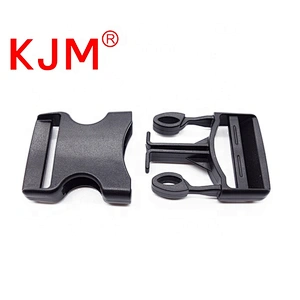 Backpack camera bag plastic side release belt buckle