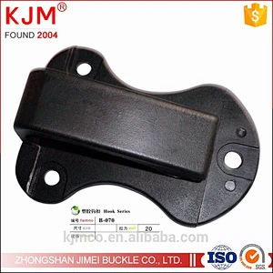 High quality plastic hook for safety belt hanger for outdoor bag strap