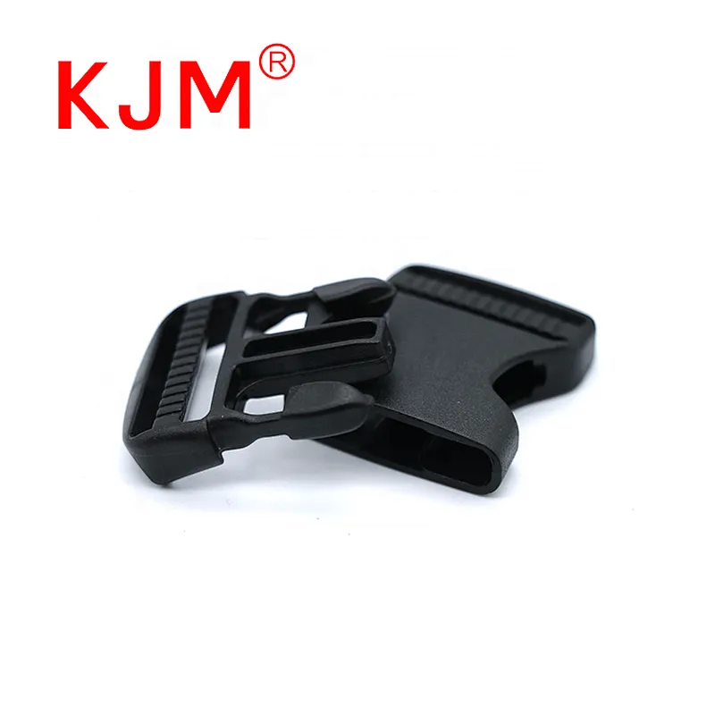 Hot Sale High Quality Black Custom POM Plastic Strap Belt Buckle for Backpack