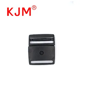High Quality Light Black Plastic Quick Front Release Buckle for Luggage