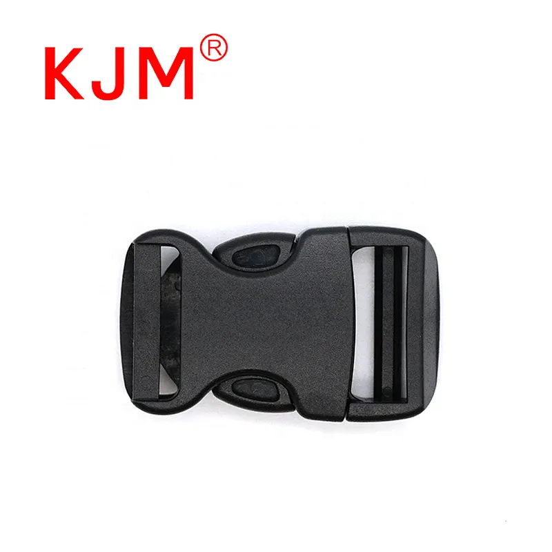 Wholesale 25mm Black POM Plastic Quick Release Bag Buckle for Hiking Backpack