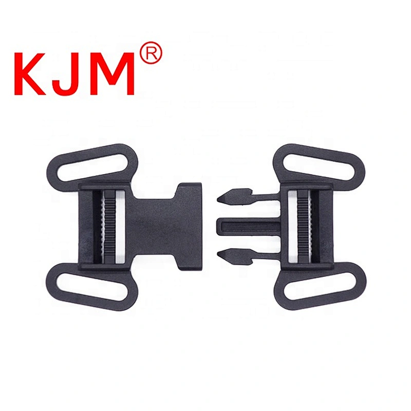 Made in china 6 way double adjustable quick release fixed strap plastic buckle for baby stroller