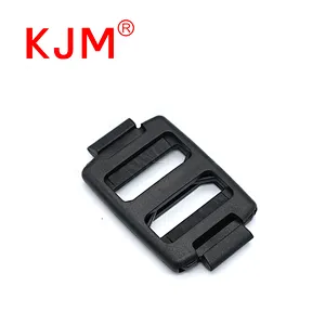 KJM 25MM Adjustable Strap Ladder Lock Tension Buckle Spring Snap Clip for Backpack