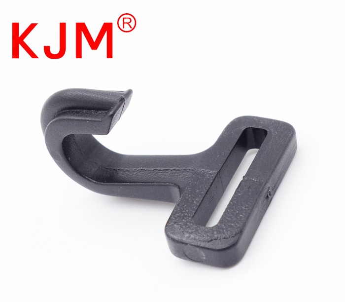 Wholesale Durable 3/4 Inch Plastic Strap Belt Black Hook Mini Swivel Snap Hook