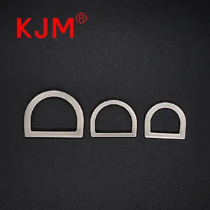 KJM 15mm 20mm 25mm  Zinc Alloy Metal Dog Collar D Ring Buckle
