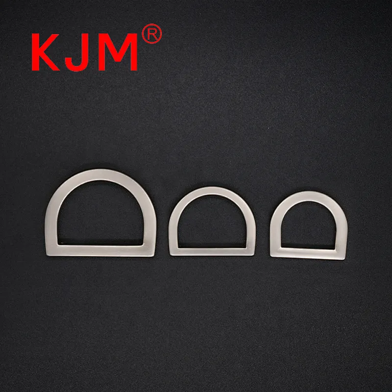 KJM 15mm 20mm 25mm  Zinc Alloy Metal Dog Collar D Ring Buckle