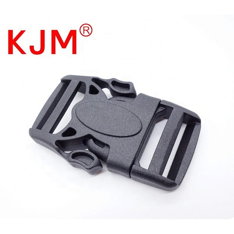 KJM Wholesale Black Plastic Side Release Strap Buckle for Camera Bag and Hiking Backpack