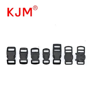 Fashion 10mm Black Plastic Breakaway Buckle for Cat Collar