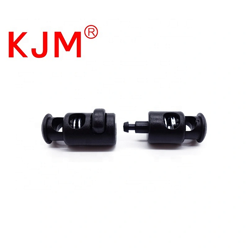 KJM Detachable Double Hole Extension Cord Lock Toggle Stopper for Garment Rope