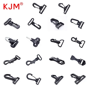Factory OEM POM snap clip hooks strap belt hooks rotary plastic swivel snap buckle hook