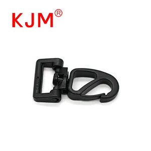 Bag Clasps Lobster Swivel Trigger Clips Bag G Hook Plastic Snap Hook Black Swivel Clip