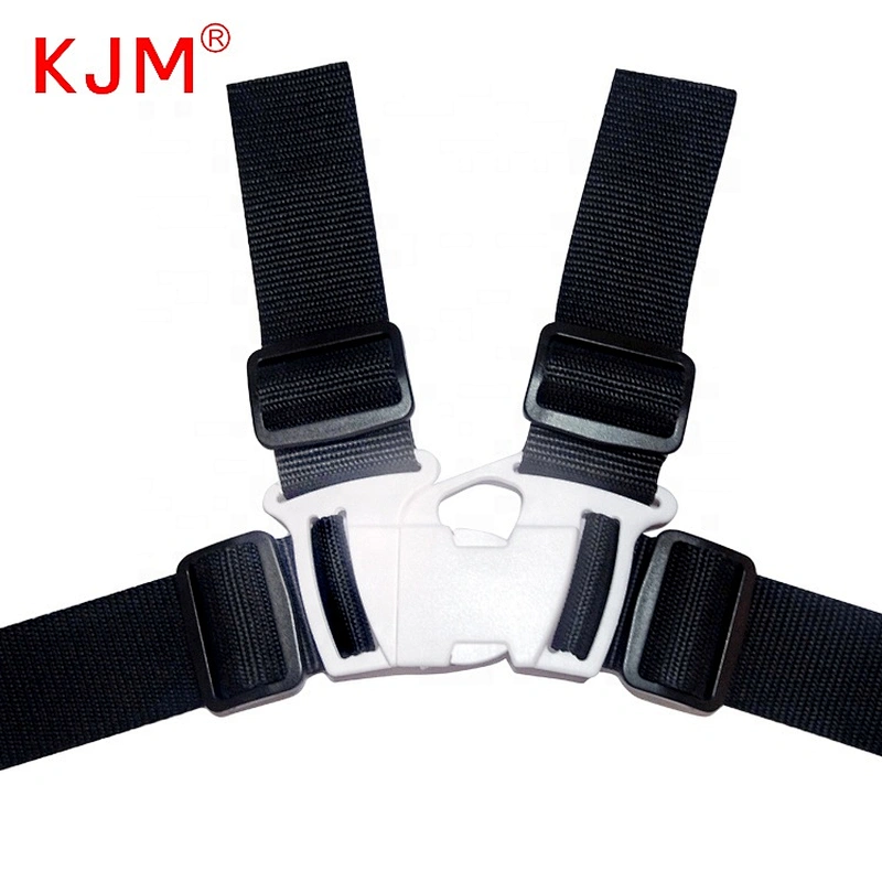 KJM Customized Safety Vest Belt Strap with 4 Point Side Release Buckle