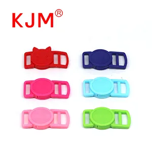KJM Customized Color 10mm 5KG Quick Release Plastic Safety Breakaway Buckle for Cat Collar