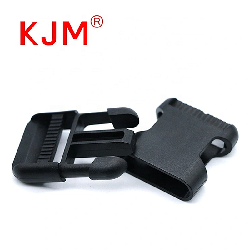 KJM High Quality Adjuster Buckles Black Custom POM Plastic Cam Buckle for Camera Bag