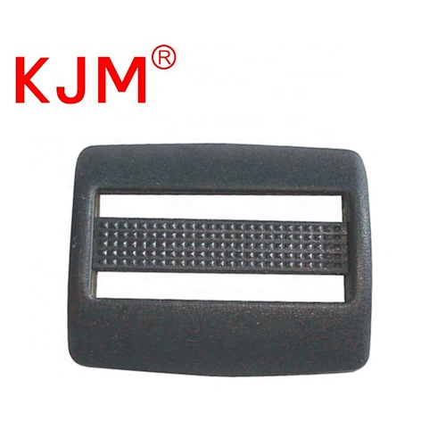 KJM Hot Sale Black Adjusted Buckle Plastic 3 Bar Slides Buckles for Webbing