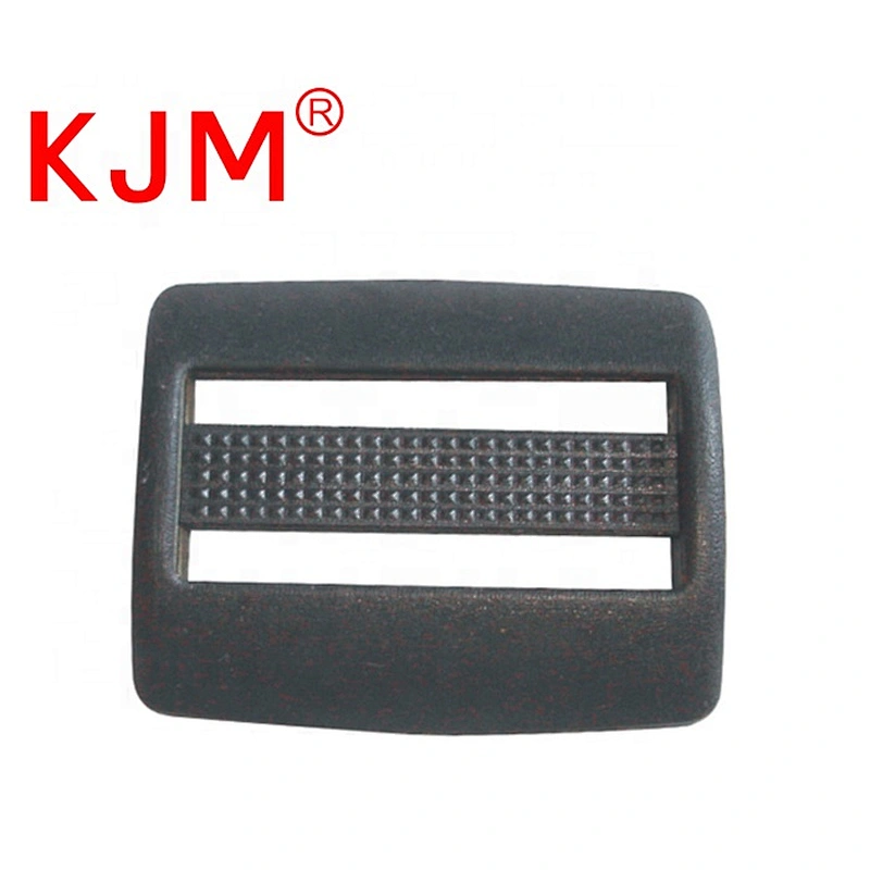 KJM Hot Sale Black Adjusted Buckle Plastic 3 Bar Slides Buckles for Webbing