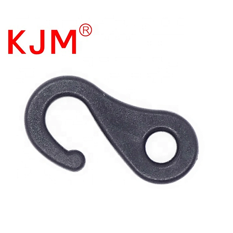 In stock black swivel durable plastic hook