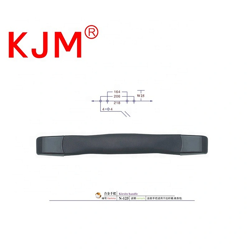 Factory price black top carry handle ends suitcase handle for business bag trolley case