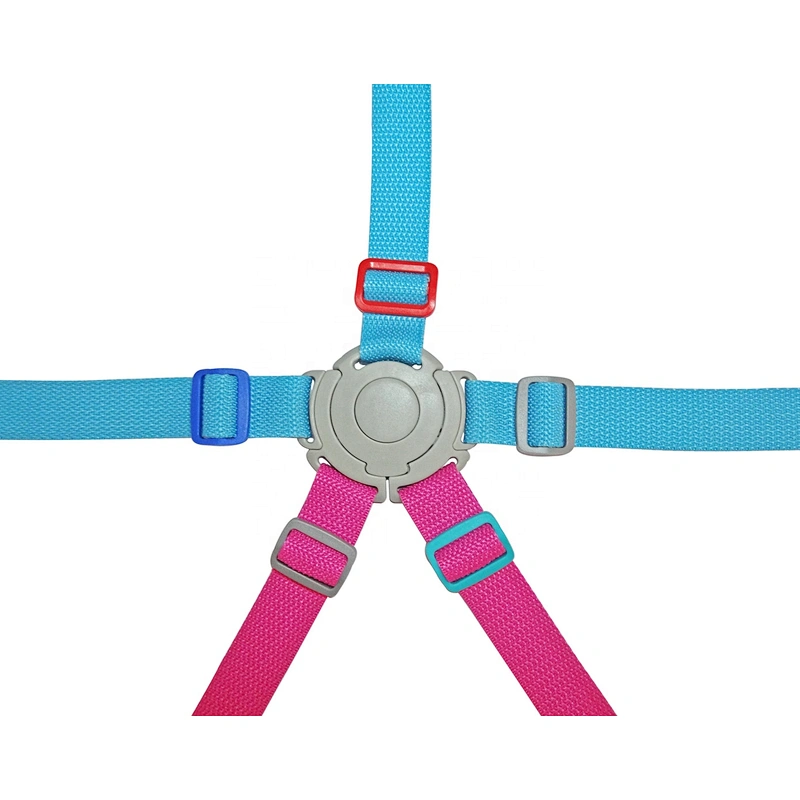 KJM 5 Point Universal Baby Stroller Pram Seat Safety Belt with Center Release Buckle