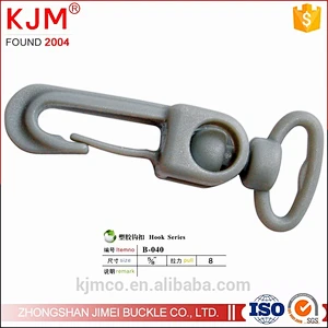 Factory plastic rotate 360 degrees snap swivel hook for backpack and out door bag