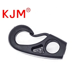 KJM In Stock 8mm Elastic Rope Plastic Swivel Strap Hook Clips for Tent
