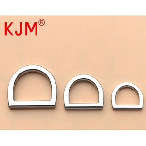 KJM 15mm 20mm 25mm  Zinc Alloy Metal Dog Collar D Ring Buckle