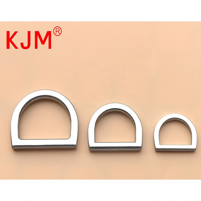 KJM 15mm 20mm 25mm  Zinc Alloy Metal Dog Collar D Ring Buckle