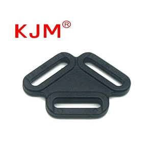 Customized POM Plastic Adjustable Triangle Buckle Suspender for Pet Chest Back