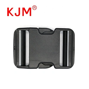 KJM Custom Logo Nylon Carry On  Luggage Strap with Adjustable Side Release Buckle