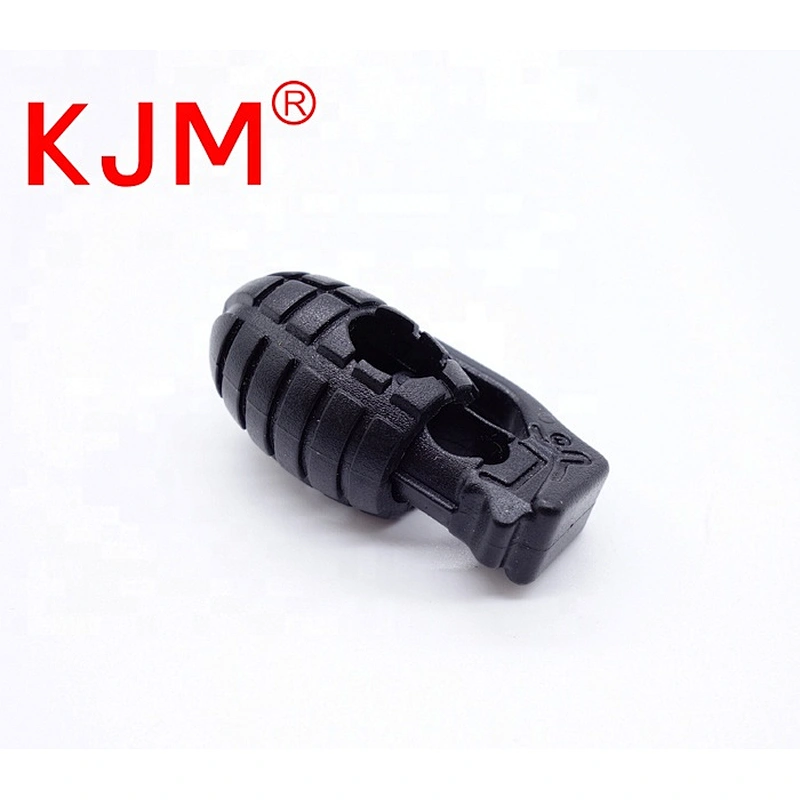 Wholesale Backpack Garment Accessories Hand Grenade Shape Cord Lock Toggle Stopper Plastic