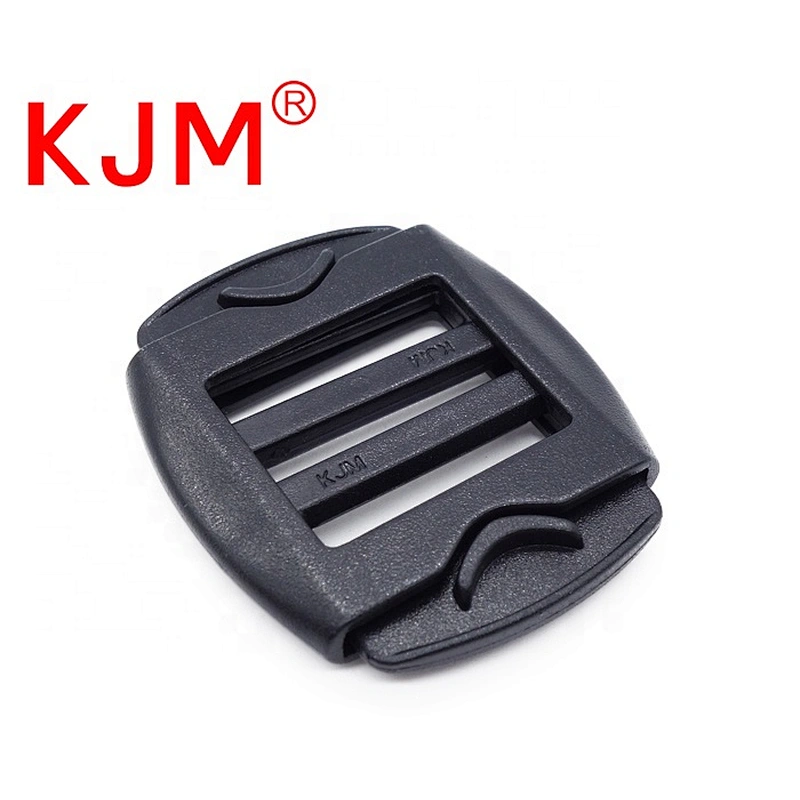KJM Original Factory 25mm Plastic Double Regulation Strap Adjuster Ladder Lock Buckle Backrest Clip for Baby Carriage