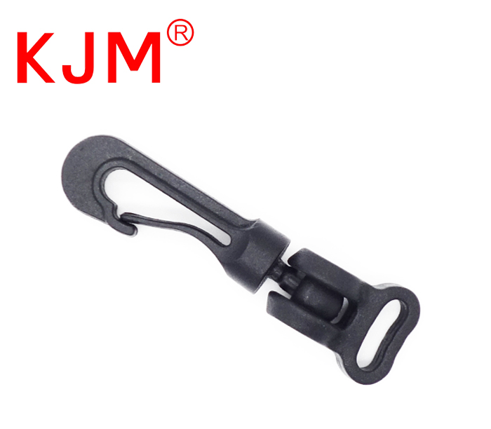 Fashion plastic rotate 360 degrees snap swivel hook for backpack