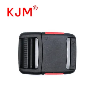 KJM OEM 38mm Adjustable Safety Belt Side Release Plastic Buckle for Life Jacket Vest