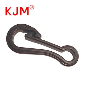 KJM High Quality Black Plastic Hook Clip for Backpack Tent