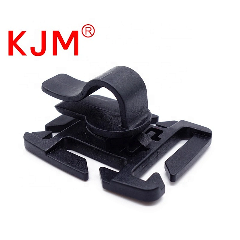 KJM Cheap Price 25mm Plastic Webbing Fixed Clip Buckle for Hiking Travel Backpack Drinking Water Tube